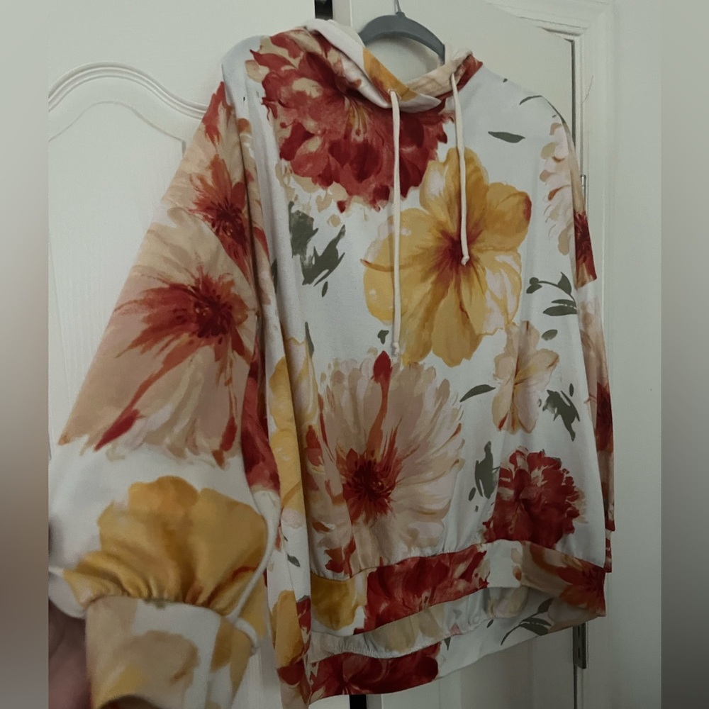 Floral Hoodie